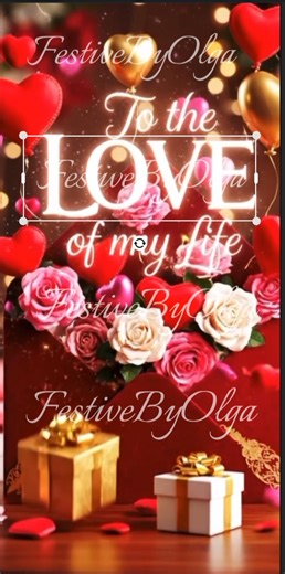 Luxurious Valentine's Day Animated Video – Romantic Heartfelt Message With Roses & Gold Accents- Audio Included - Etsy