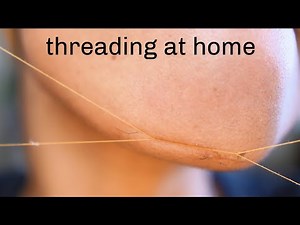 How to: Thread lips and Chin AT HOME | Grooming Routine