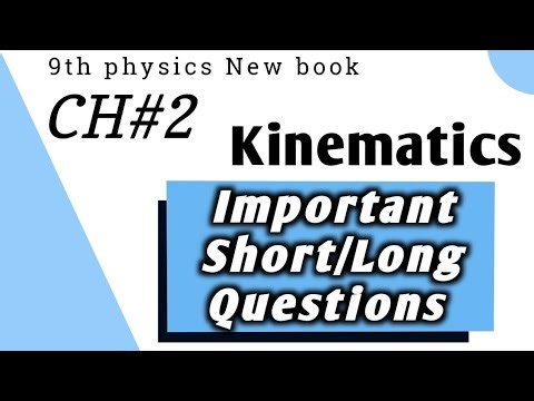 9th Class Physics New Book 2025 Chapter 2 || PCTB || Important short and long questions