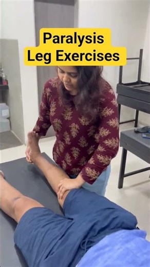 Paralysis Leg Exercises #myhomephysio #physiotherapy #physiotherapist Paralysis Treatment @ Vikhroli