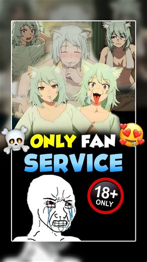 This ANIME Made for FAN Service 👀🥵 #echhi #anime #shorts