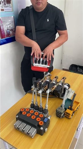6 #Joystick #functions weightlifting12-24V #hydraulic valve #Truck #Crane #remote #control#fassi
