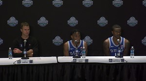 36K views · 2.9K reactions | "I thought it was as high of a level game as we've played. For us we came out and threw some haymakers at them. Jeremy and Dariq made some big-time plays. Dariq had timely baskets for us. Really proud of our team and I think it shows our growth to be in a battle like this." - Coach Scheyer | Duke Men's Basketball | Facebook
