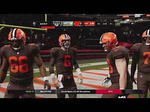 Madden 22 Franchise: Las Vegas Raiders @ Cleveland Browns Week 15 PS4 Gameplay Season 1 Episode 14