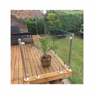 [Hot Item] Spigot Glass Railing Aluminium Profile Outdoor Europe Standard Outdoor U Channel Spigot Glass Railing