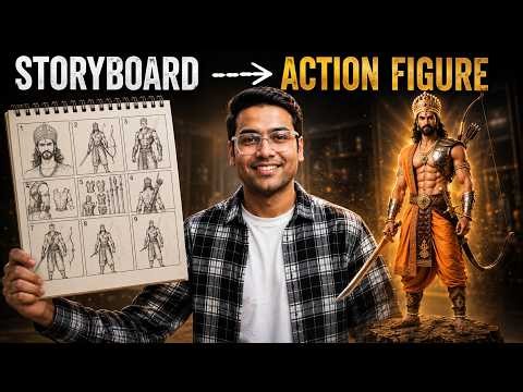 🚀 How to Turn a Storyboard into an Action Figure #ai #omni #googleflow #gemini