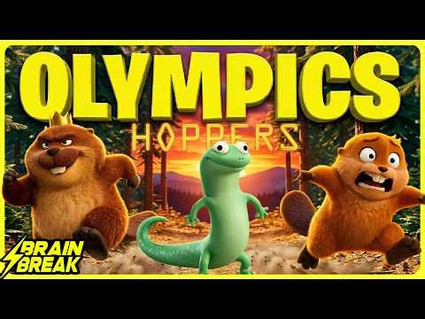 Hoppers Olympics ⚡️ Brain Break for Kids ⚡️ Coach W