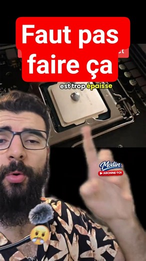 🎙️😭 Faut pas faire ça : la spatule pour étaler la pâte thermique dans son PC #hardware #pc #gaming