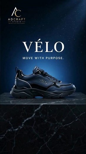 Premium Sneaker Commercial 🤍 | Cinematic AI Shoe Ad | AdCraft Studio