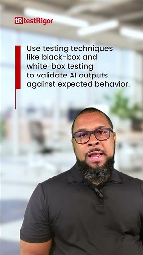 How would you automate the testing of AI algorithms themselves?