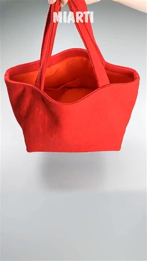 DIY Daily Tote Bag Very Easy to Sew Miarti🪡🧵✂️ 👜