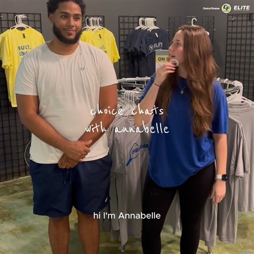 Annabelle’s back at Choice Fitness, asking our members the fun stuff! From what gets them to the gym to their favorite post-workout smoothie - hear it all straight from the CF community. | CF Elite Salisbury