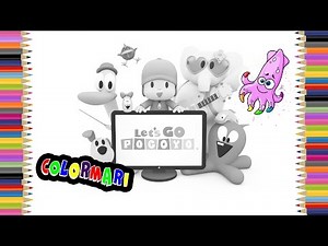 Pocoyo Coloring Book Pages for Kids Episode 3
