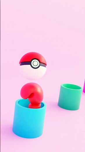 Poke Ball Jump 3D Animation #3danimation #pokeball #animation