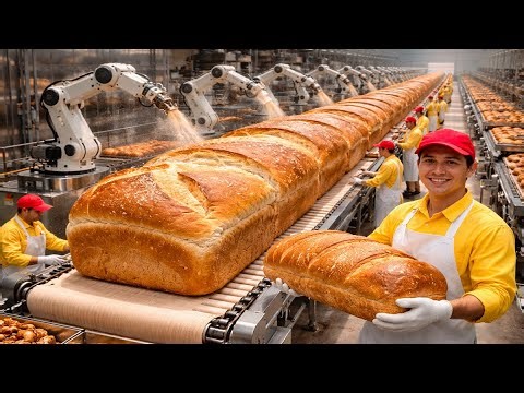 Inside a Modern Bread Factory 🍞 How Bread Is Made at the World’s Largest Facility