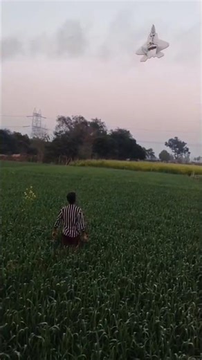 home made rc f22 raptor flying and crashed video. . ..f22 raptor fiter plane ✈