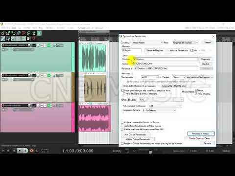 TUTORIAL DE REAPER EN ESPAÑOL - RENDERIZADO