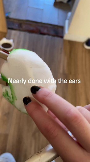 Casi listo mi cosplay de springtrap para Halloween