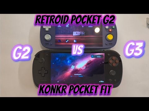 Konkr Pocket Fit vs Retroid Pocket G2 Halo MCC GamePlay Comparison