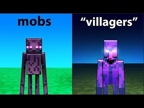 I Turned All Mobs Into Villagers In Minecraft!