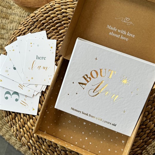 Baby Shower Gift - Personalized Baby Memory Book, Baby Keepsake Book, Baby Book First Year, Newborn Gift, Custom Baby Milestone Book - Etsy