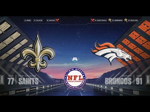 NFL REALIGNED 2025 Week 17 - New Orleans Saints (6-9) @ Denver Broncos (8-7)