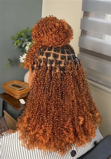 Miracle knots hairstyle honey brown — all inclusive crochet styles