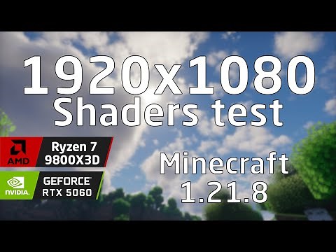 RTX 5060 | Minecraft 1.21.8 Fabric | Extreme Shaders | 1920x1080