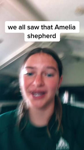 they really said Caterina - act flirty and she understood the assignment #greysanatomy #ameliashepherd #kaibartley