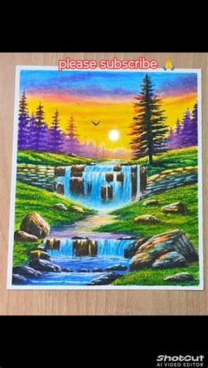 Soft pastel Drawing : tutorial #shorts #art