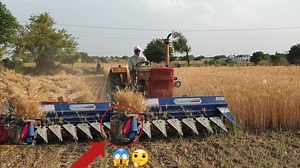 Front Reaper Binder Made By Pakistan Exelent Work In Fild Wheat Cutting Season | Voice Of Jatt