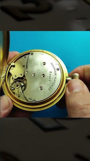 The Legendary Waltham 8-Day Traveler: The Pocket watch of traveler