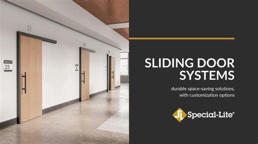 Special-Lite Sliding Door Systems | Walter Eggenberger, CSI, CDT
