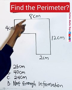 Tricky Perimeter. Does your child know about this? #viralmath #viralfacebookvideo #examtips #mathforeveryone #learnmath #mathforkids | Online Maths Expo