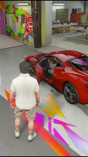 MICHAEL UPGRADE GARBAGE CAR TO SUPER CAR! #shorts #gta5 TECHNO GAMERZ GTA 5