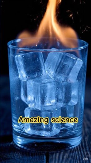 fire with ice amazing science experiments #experimnent #shorts #shortvideo #youtubeshorts
