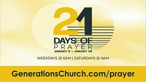 WELCOME TO DAY 19 OF 21 DAYS OF PRAYER Add your prayer requests in the comments during the livestream or submit them here: https://generationschurch.com/21-prayer Enjoy instrumental worship while you pray at home: http://gnr8ns.com/prayermusic | Generations Church