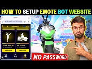 How to 💥setup emote bot website 😍 | free fire emote bot ✅ | new emote bot website no 🔓password