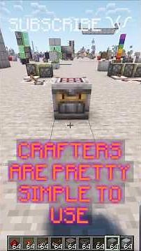 BASICS of THE CRAFTER for making ANYTHING IN MINECRAFT! | Redstone with PsiVolt #minecraft #redstone