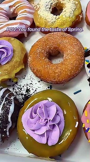 Spring Bloom Donuts 🌸🍩 | Matcha & Lemon Lavender (FREE Donuts Inside!)