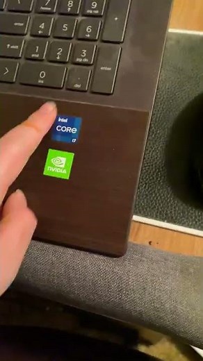 intel core i7 and NIVIDA OEM stickers