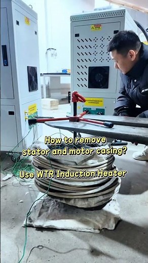 How to remove stator and motor casing? #machine #motor #maintenance