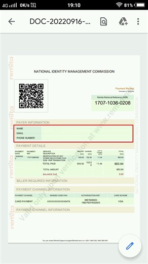 How To Change The Name Or Date Of Birth On Your NIN Slip If There's Any Error - Science/Technology - Nigeria
