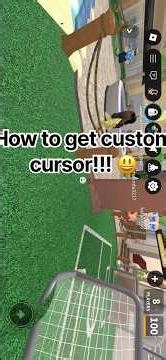 How to get custom cursor on mobile in mm2 😃 #roblox #robloxedits #mm2 #customcursor #funny
