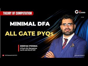 Minimal DFA - ALL GATE PYQs | DFA Minimization | Theory of Computation | With NOTES