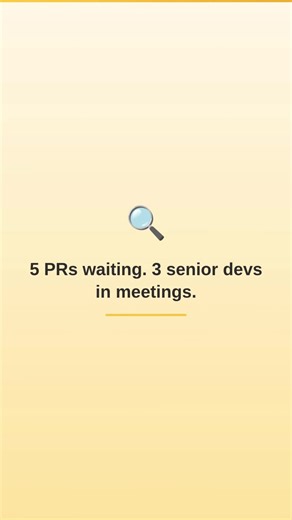 5 PRs waiting. 3 senior devs in meetings. Average review time: 26 hours. COCO's AI Code Reviewer changes the math: - First-pass review in under 90 seconds - Security vulnerabilities flagged automatically - Style guide violations auto-fixed #AI #CodeReview #DevTools #COCO #AIAgent