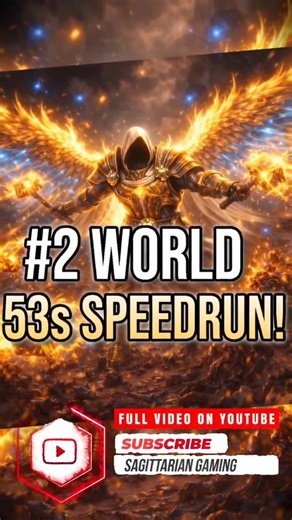 Diablo 4 | #2 WORLD Flash Hammerdin ⚡ 53s SPEEDRUN | Pit 100 💀 INSANE! ⭐