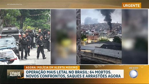440K views · 10K reactions | Nesta terça (28), o Rio de Janeiro foi palco de uma megaoperação contra o crime organizado, que já é a mais letal da história. Mais de 2 mil policiais e agentes do GAECO participaram da ação nos complexos da Penha e do Alemão, na zona norte da cidade. Até agora, foram confirmadas 64 mortes. #CidadeAlerta | Cidade Alerta | Facebook