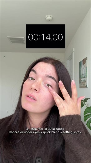 If getting ready were a timed sport, this would be our gold-medal routine 🥇❄️ Conceal. Blend. Set. 30 seconds flat—no slip, no flake, no extra laps.