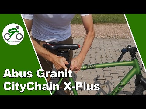 Abus Granit CityChain X-Plus - Details, Abschließen & Bolzenschneider